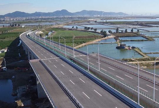 福州滨海大通道福清段建设驶入快车道 部分路段已通车