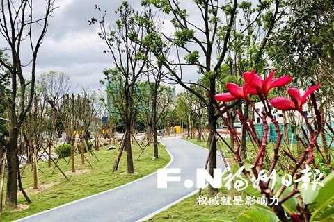 凤坂河串珠公园下周基本建成开放