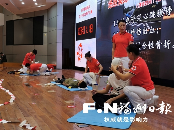 第四届省红十字应急救护大赛在福州举办