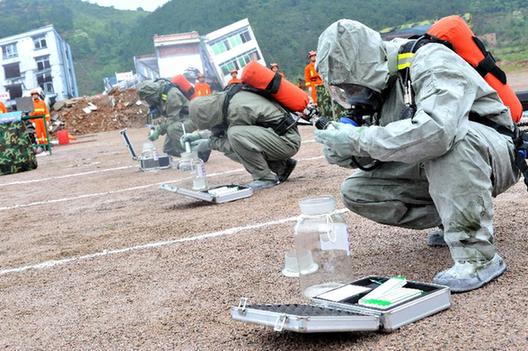 （社会）（7）华东六省市举行地震应急救援警地协作演练