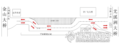 过北江滨明起要走下穿通道　现有临时便道将封闭