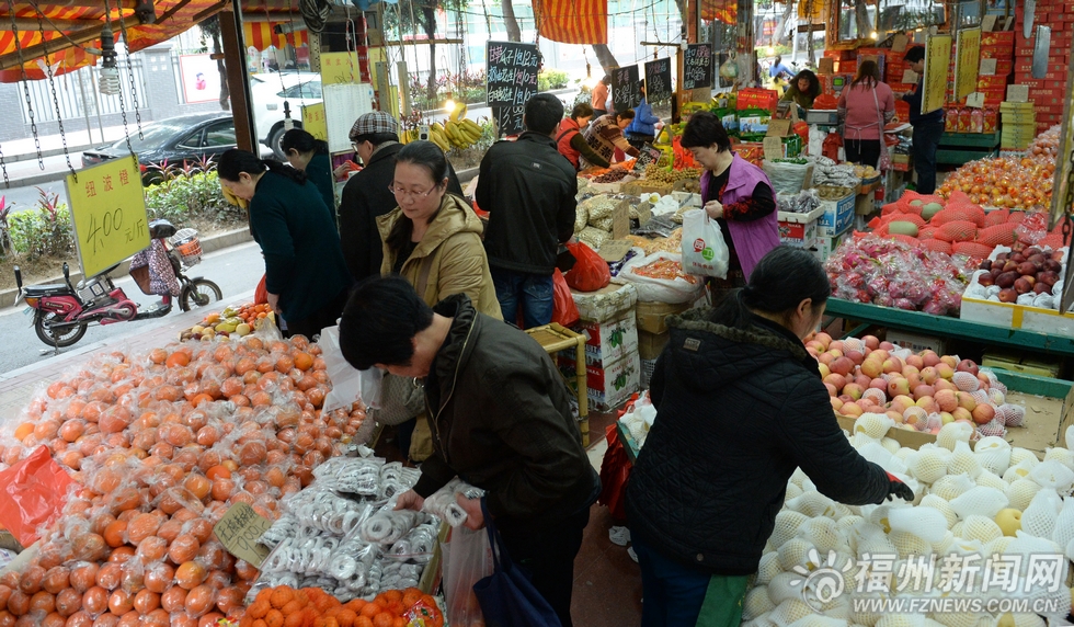 春节年味渐浓 花市灯市“吃市”汇成福州“市”
