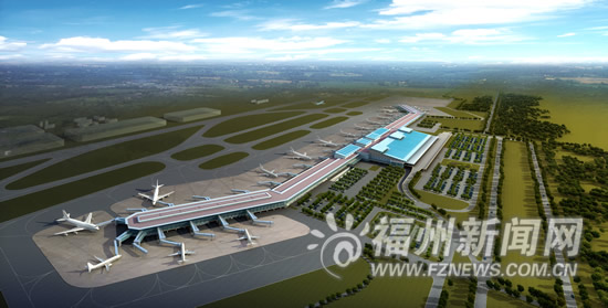 福州机场改造正式施工 航站楼将夸大7.9万平方米