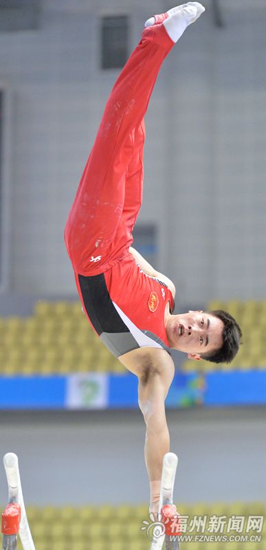 广州队摘男子体操团体金牌　福州与奖牌失之交臂