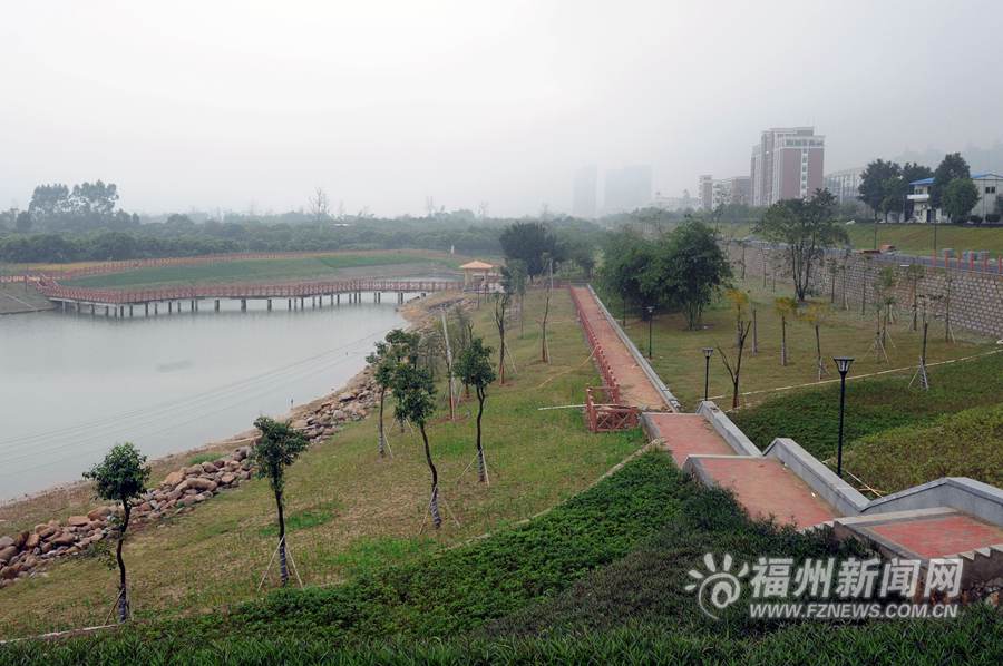 闽江北岸休闲生态公园一期收尾　半月内完工开放