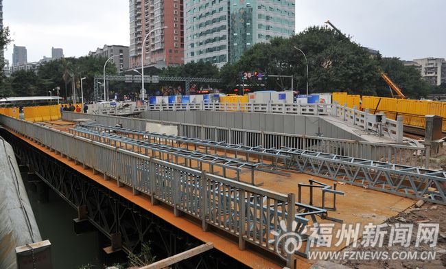 晋安塔头桥将封闭改造　三座便桥春节后同步启用