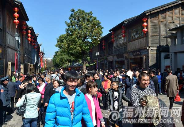 春节福州旅游入账近12亿　接待游客162.56万人次