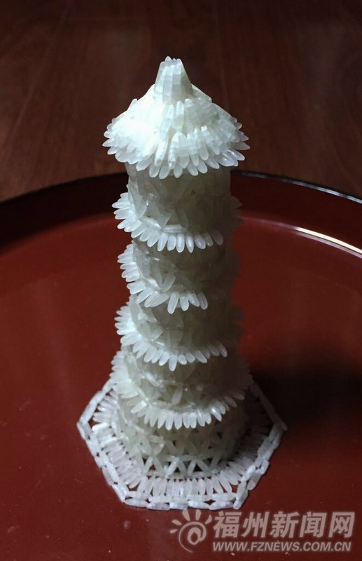 长乐绝活“米线”重现：用米粒“堆砌”成艺术品