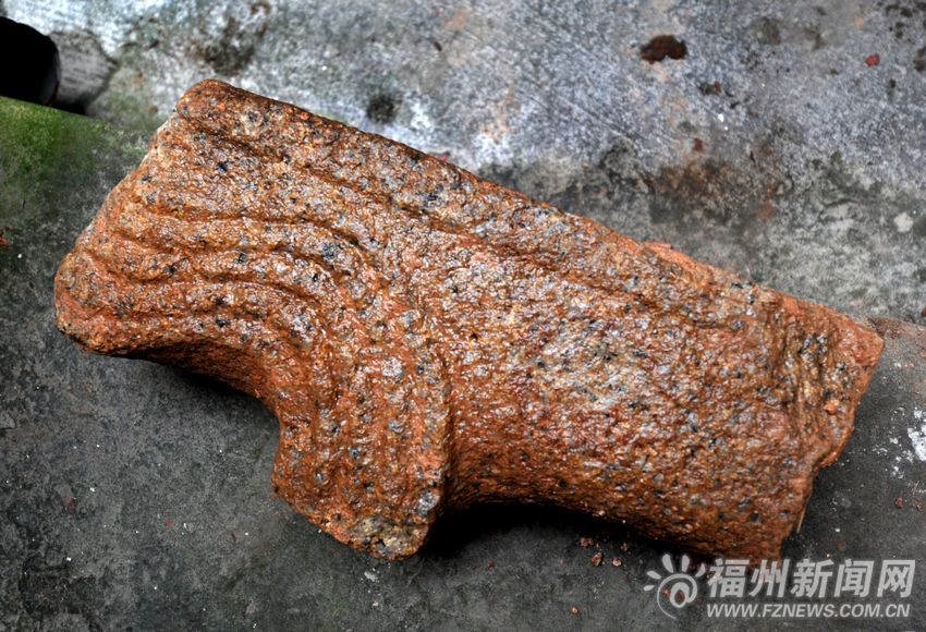 福州北岳庙发现唐五代钱纹砖　开辟新路挖出(图)