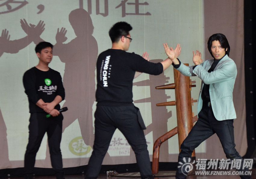 国家级非遗项目詠春拳进校园　拳法表演受到欢迎