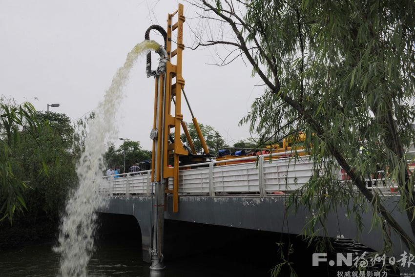 福州应急排涝添利器　7台“龙吸水”6月中旬上岗