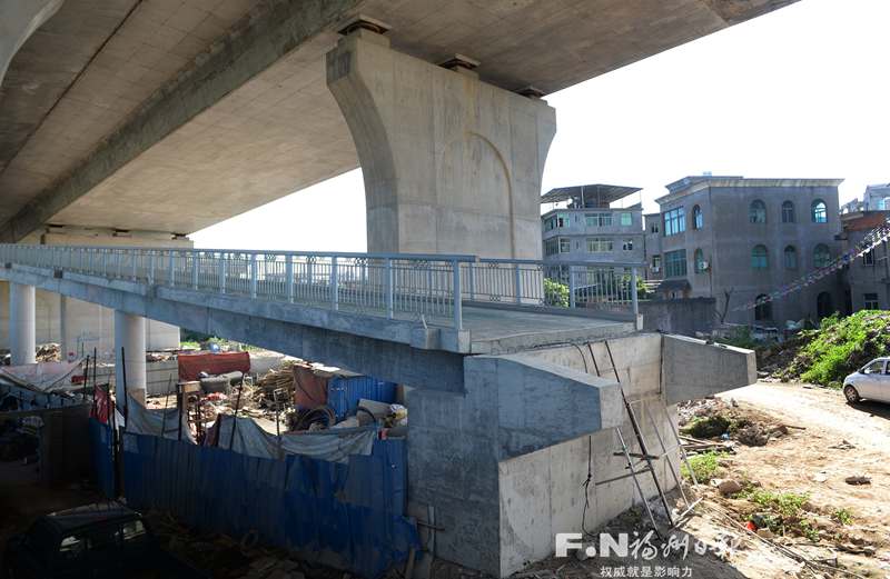 魁浦大桥非机动车道7月开建 力争国庆前开放通行