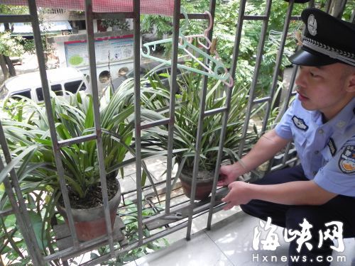 福州不少派出所民警走访辖区　排查高空花盆隐患