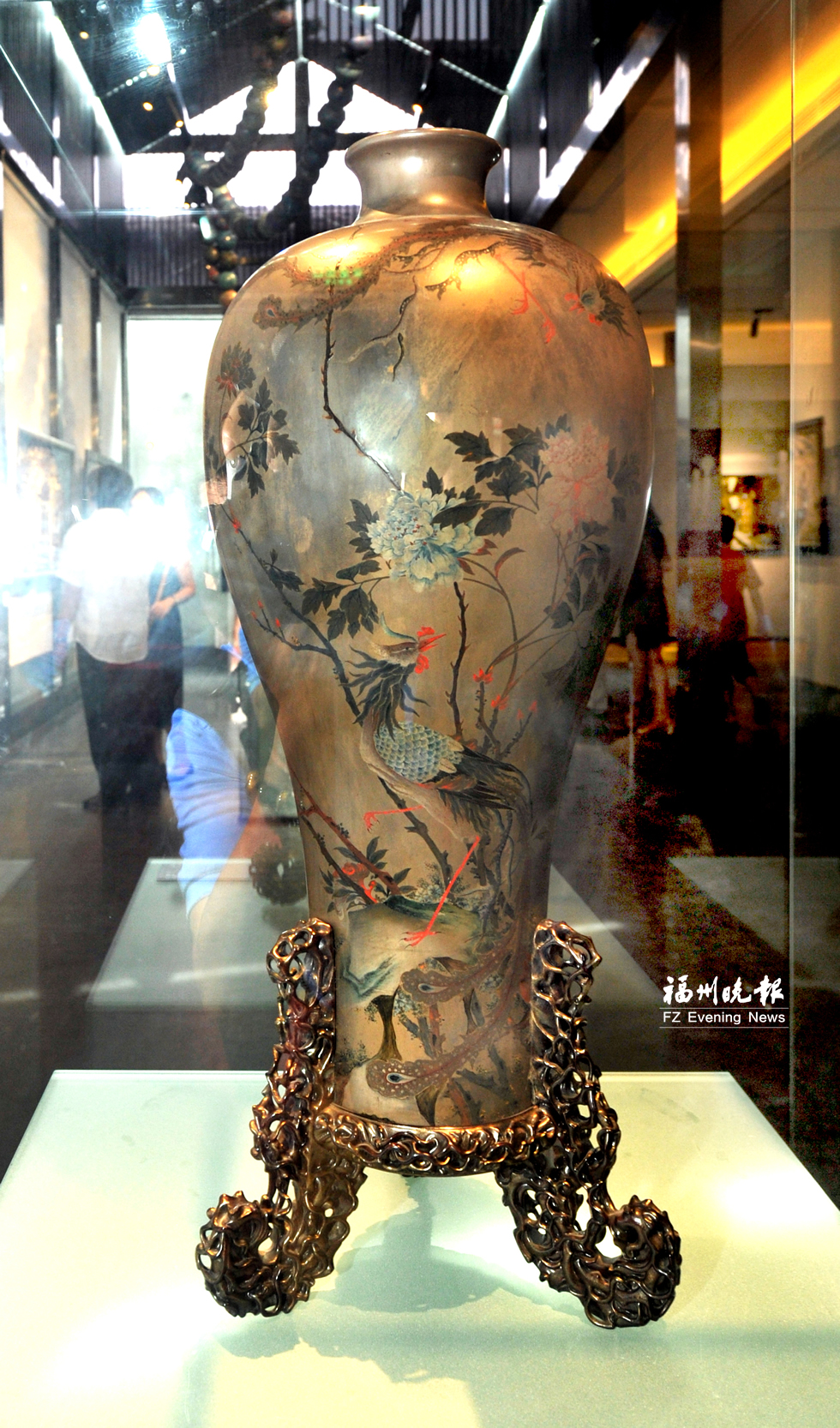 福州国际漆艺双年展开幕 625件漆艺精品亮相朱紫坊