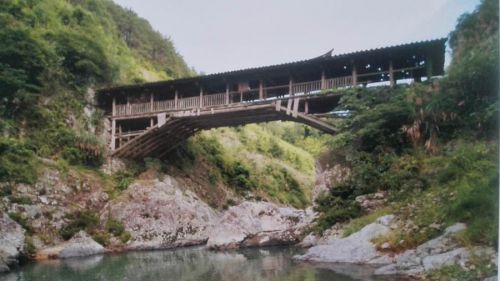 被毁前的龙津桥