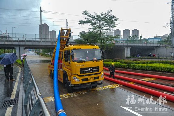 责任人严防死守　福州排涝提速金山四易涝点未涝