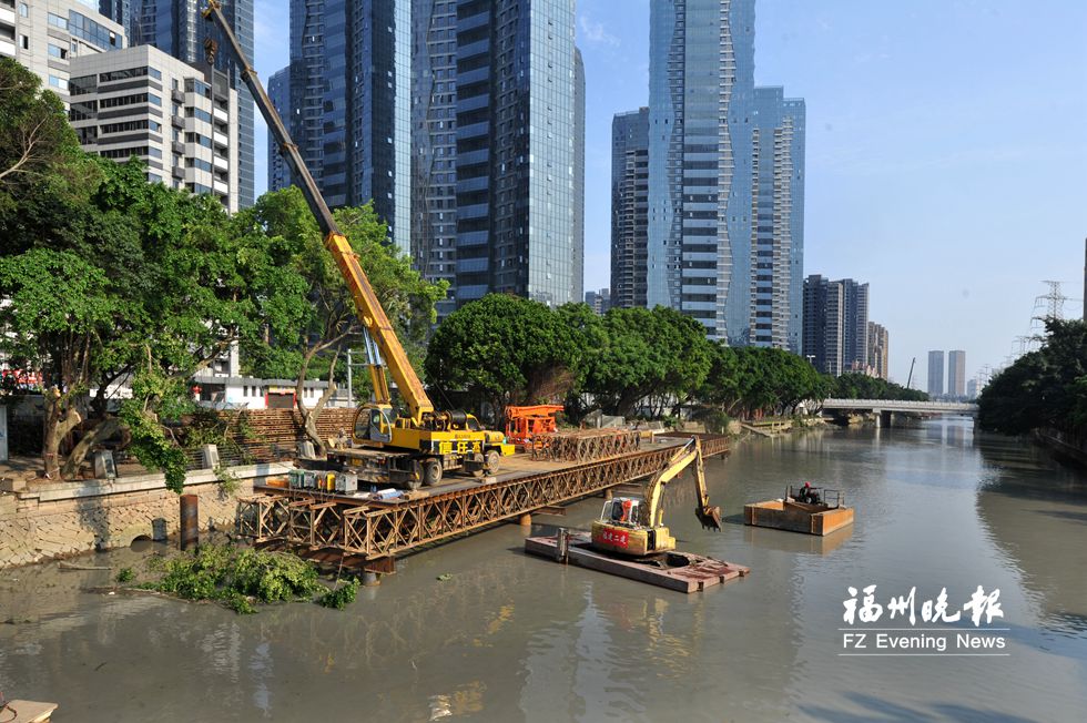 晋安河施工舍易就难让地于民　减少占用公园绿地