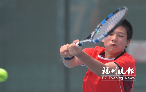 青少年网球排名赛福州站决赛昨日举行