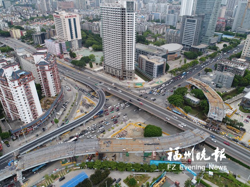 二环路五四路口　火车站右转出城匝道下周一通车