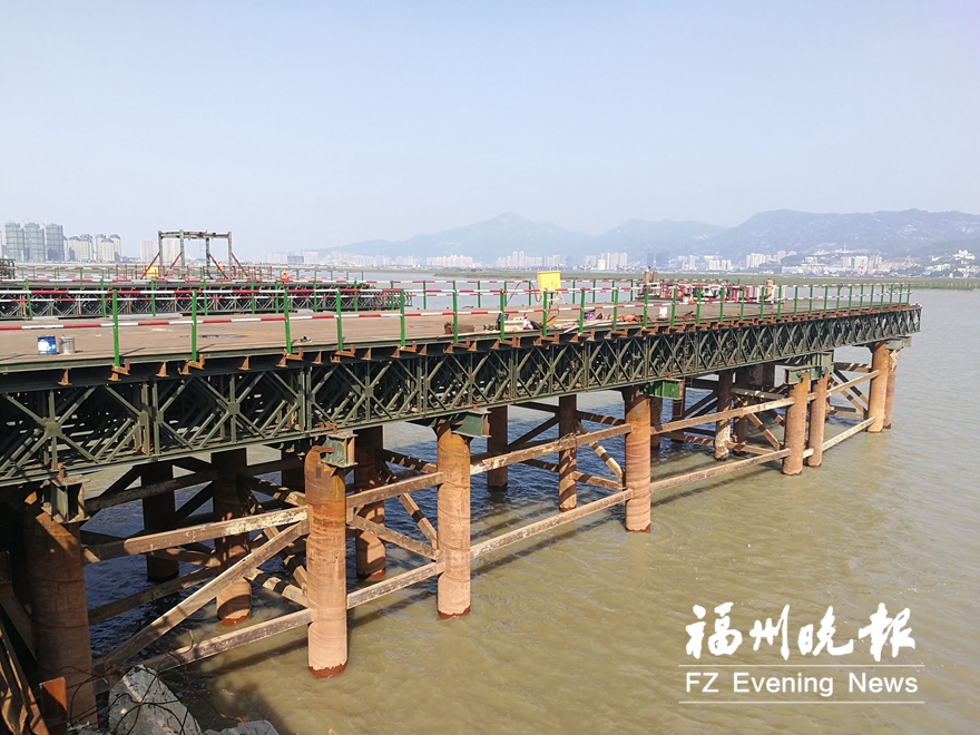 道庆洲大桥长乐段采用新技术为施工提速