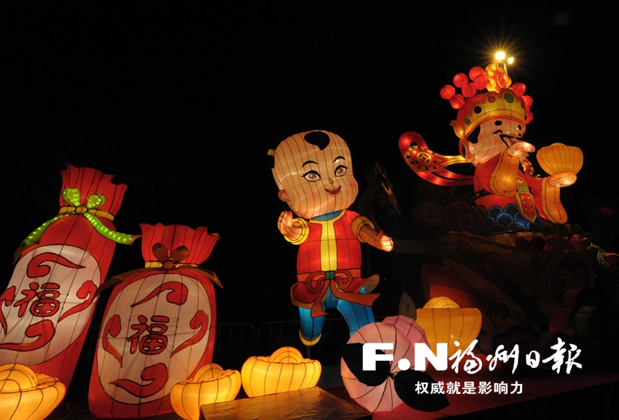 福州:元宵还未来 花灯已盛开