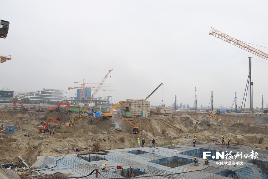 福州数字中国会展中心完成桩基施工 预计明年4月建成
