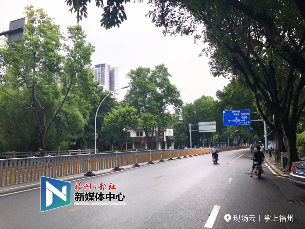 台风“玛莉亚”过境后　福州街头恢复整洁