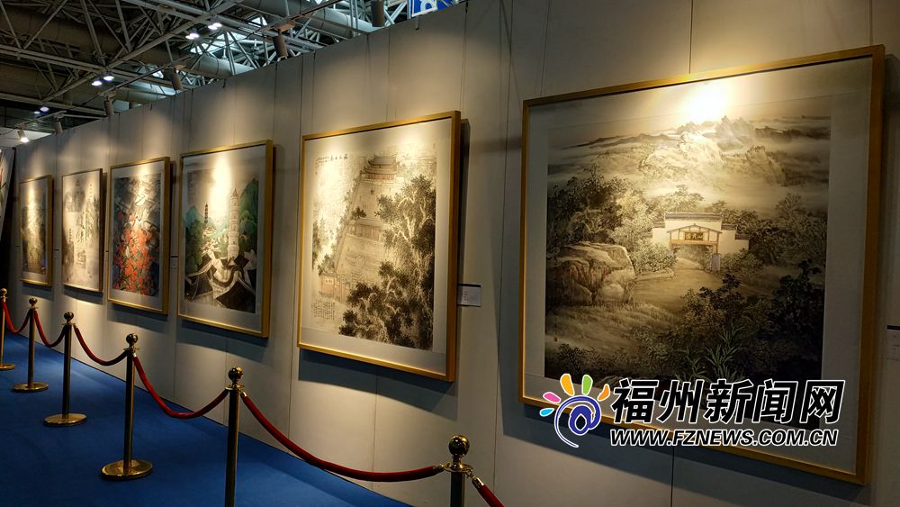中国福州“海上丝绸之路”全国中国画作品展开幕