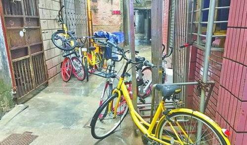真缺德!9辆共享单车 被人沉入福州白马河