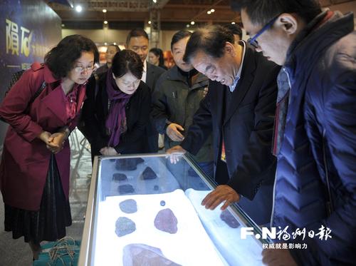 福州世遗博览会上陨石应用产业受关注