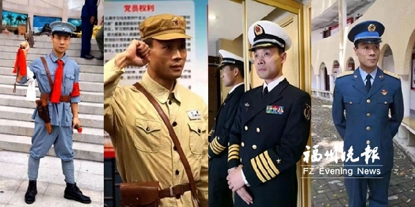 福州这位退伍老兵参演上百部影视剧　最爱军东谈主脚色