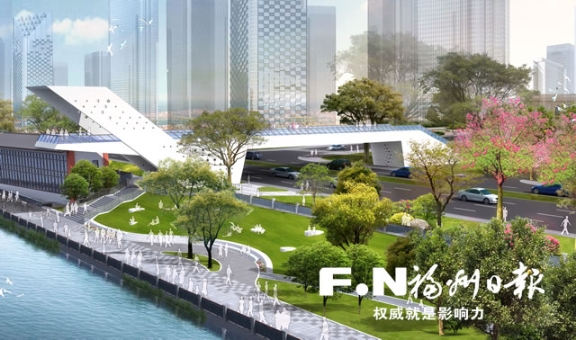 福州吉道向南再迈一步 新建天桥将成沿江观景平台 - 福州(新) - 东南网