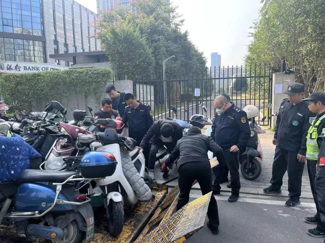 福州高新区开展非机动车乱停放专项整治