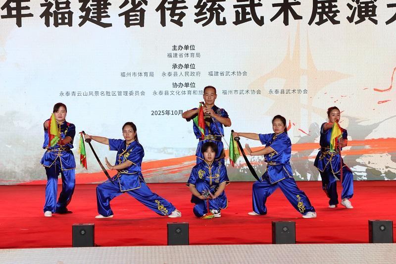 群英荟萃显身手！2025年福建省传统武术展演大会在永泰开幕-东南网-福建